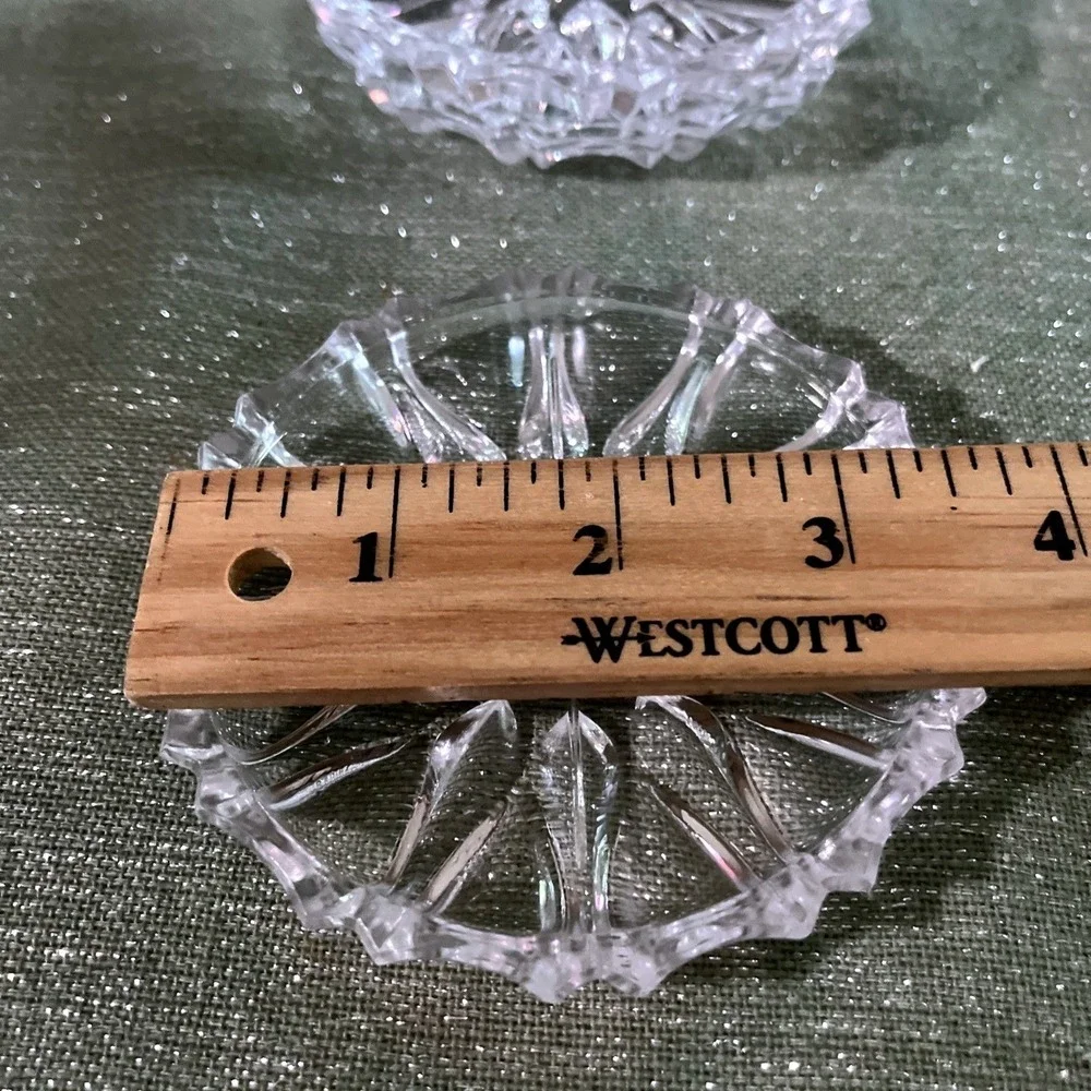 Princess House 24% Lead Crystal~Set of 11 Coasters~Could  Be Used As Butter Pats
